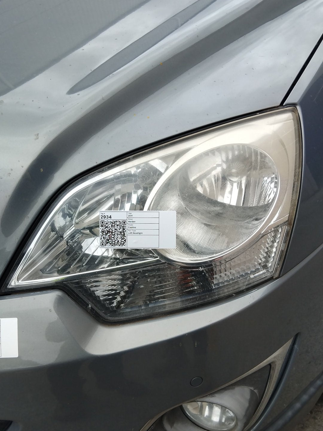 2011 Holden Captiva CG Station Wagon Left Headlight