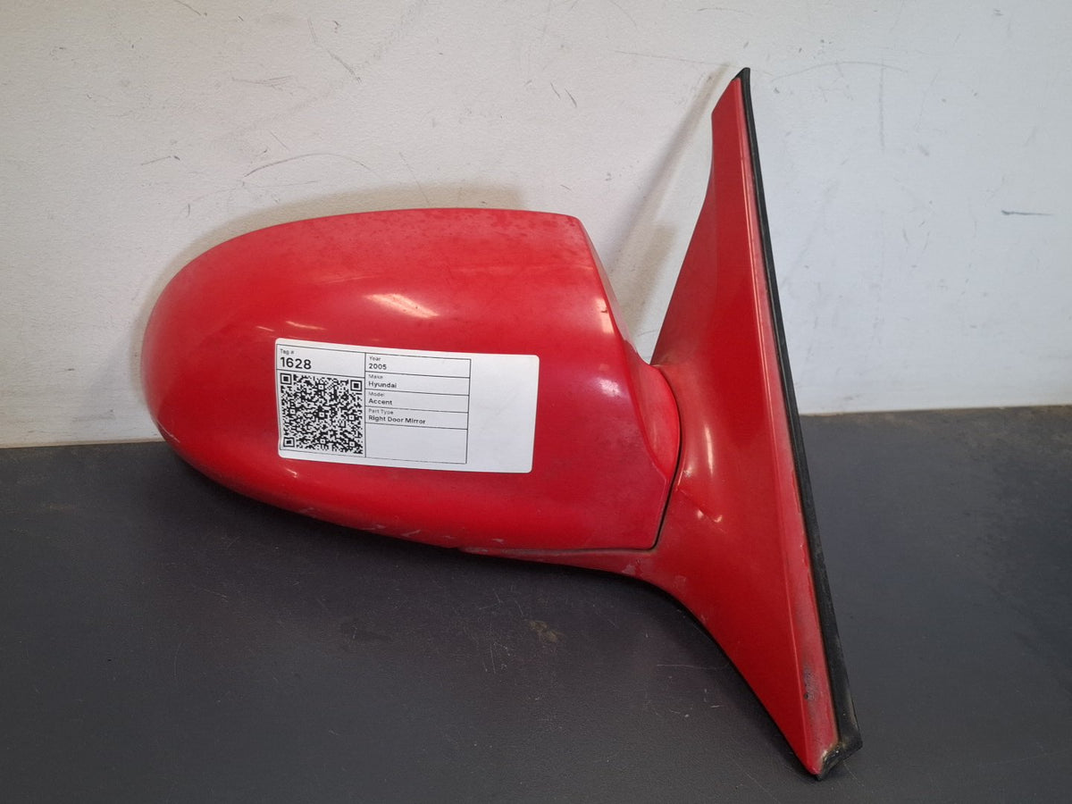 Right Door Mirror, 2005, Hyundai, Accent, LC