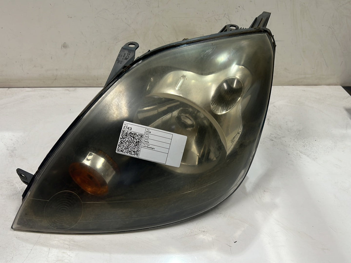 2006-2008 Ford Fiesta WQ - Left Headlight
