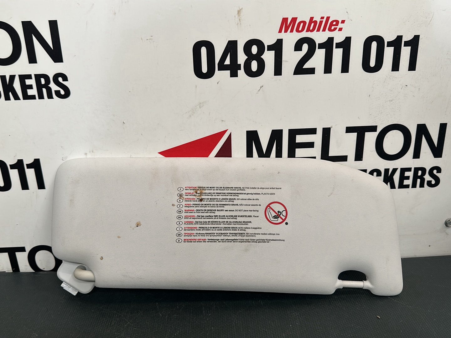 2014 Peugeot 208 A9- Left Sun Visor