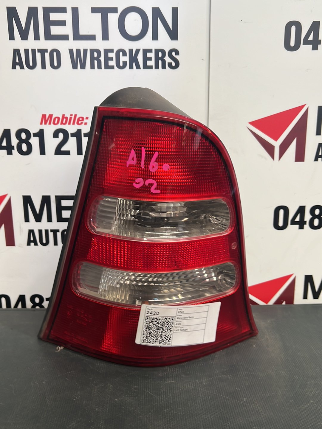 2003 Mercedes-Benz A160 - Left Taillight