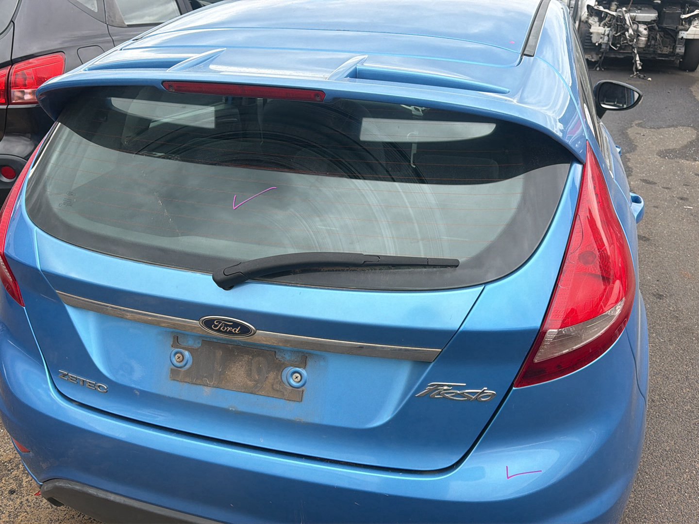 Jul 2008 to Aug 2013 - Ford Fiesta WS WT Zetec Hatchback 5 Door - Rear Bumper
