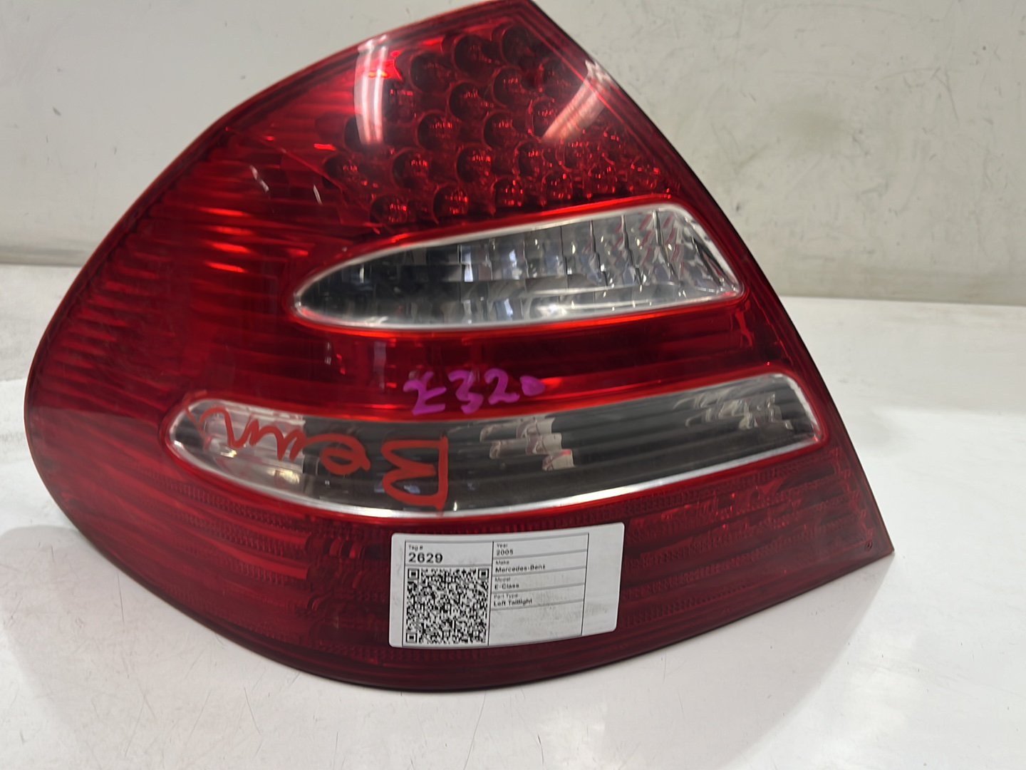 2005 Mercedes-Benz E-Class Left Taillight A2118200564