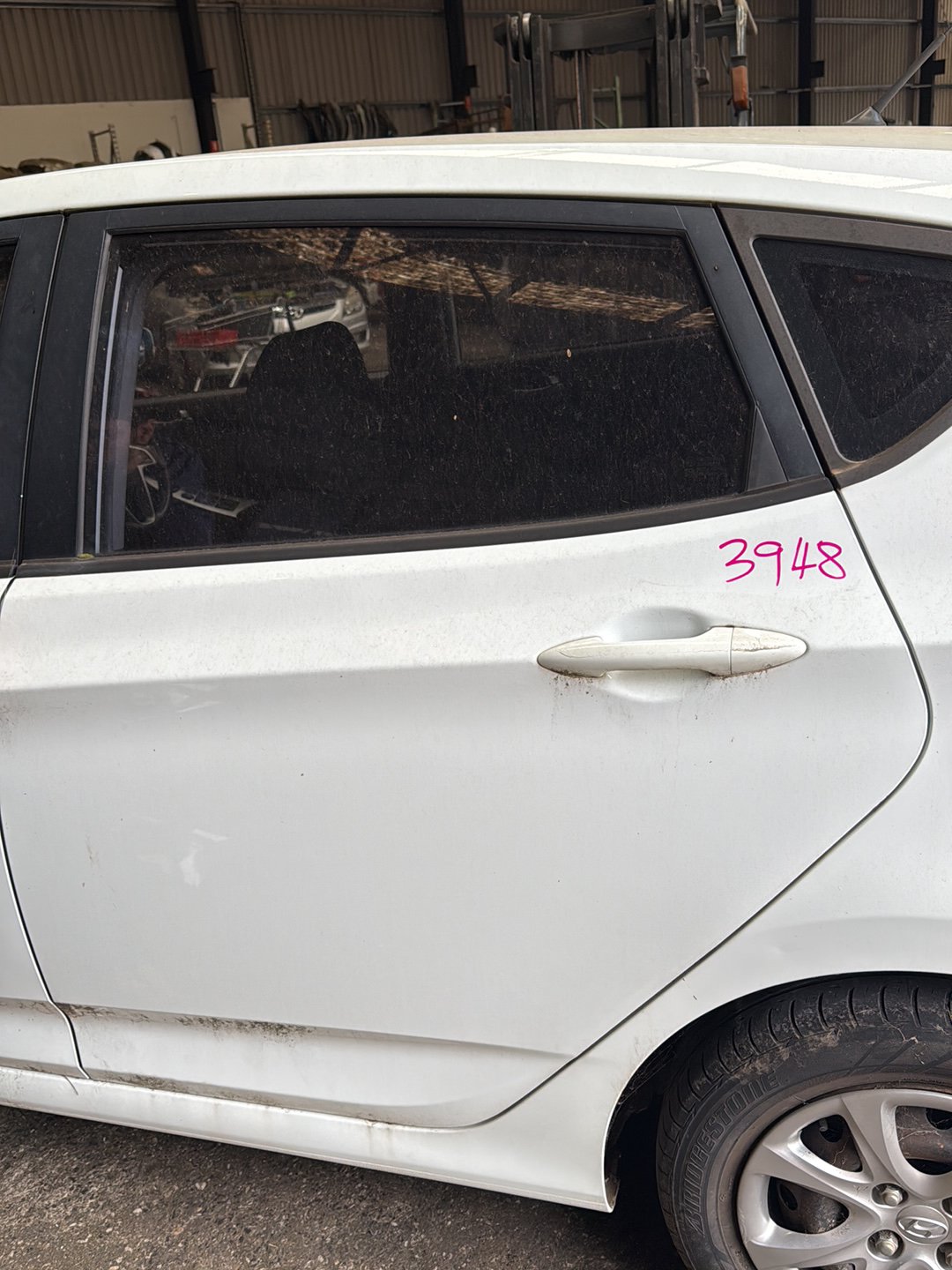 2014 Hyundai Accent RB- Left Rear Door