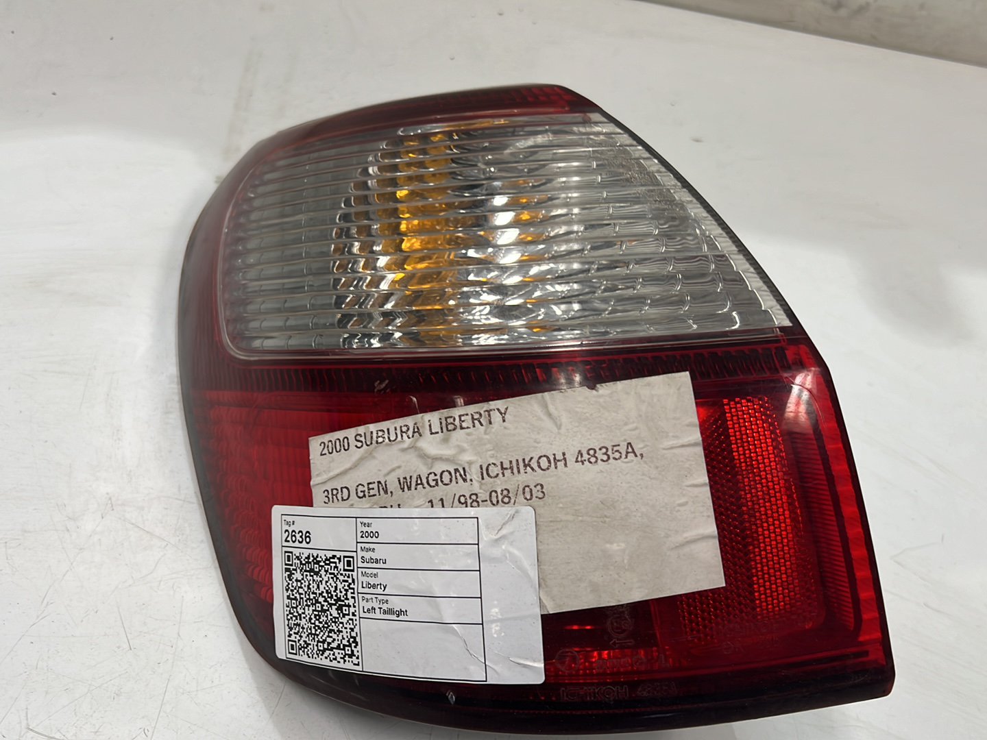 2000 Subaru Liberty - Left Taillight