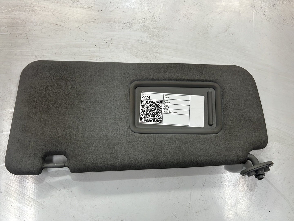 2004 Toyota RAV4 Right Sun Visor