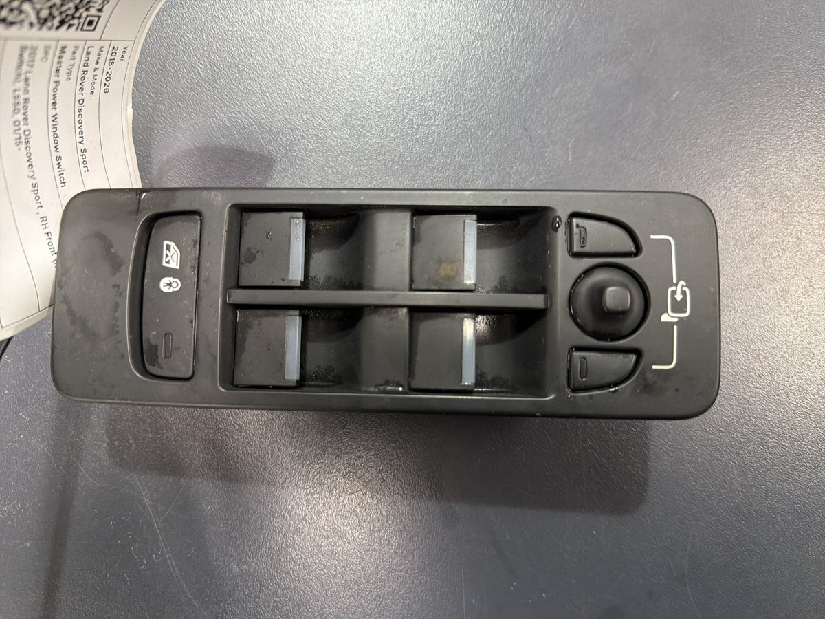 2017 Land Rover Discovery Sport, RH Front (Master Switch), L550, 01/15-
