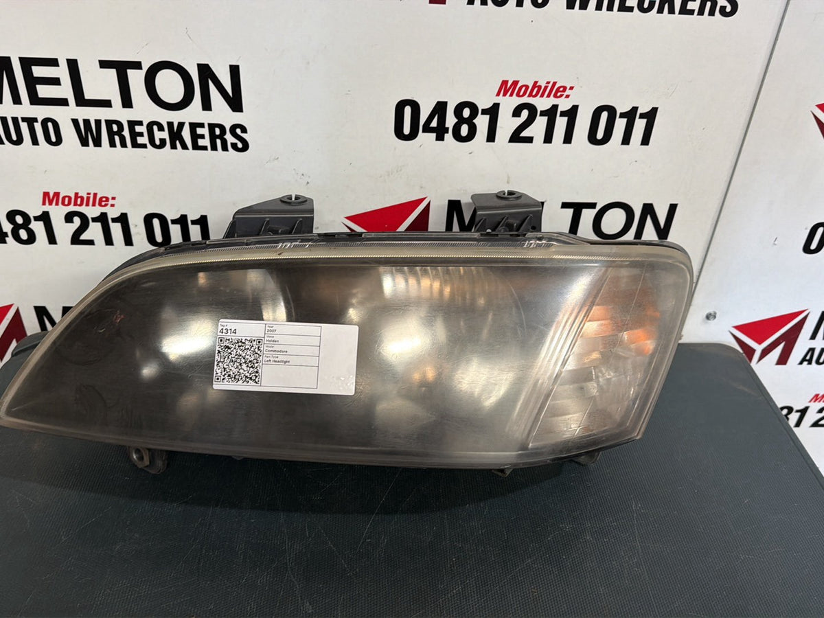 Aug 2006 to Aug 2010- Holden Commodore VE Series Left Headlight