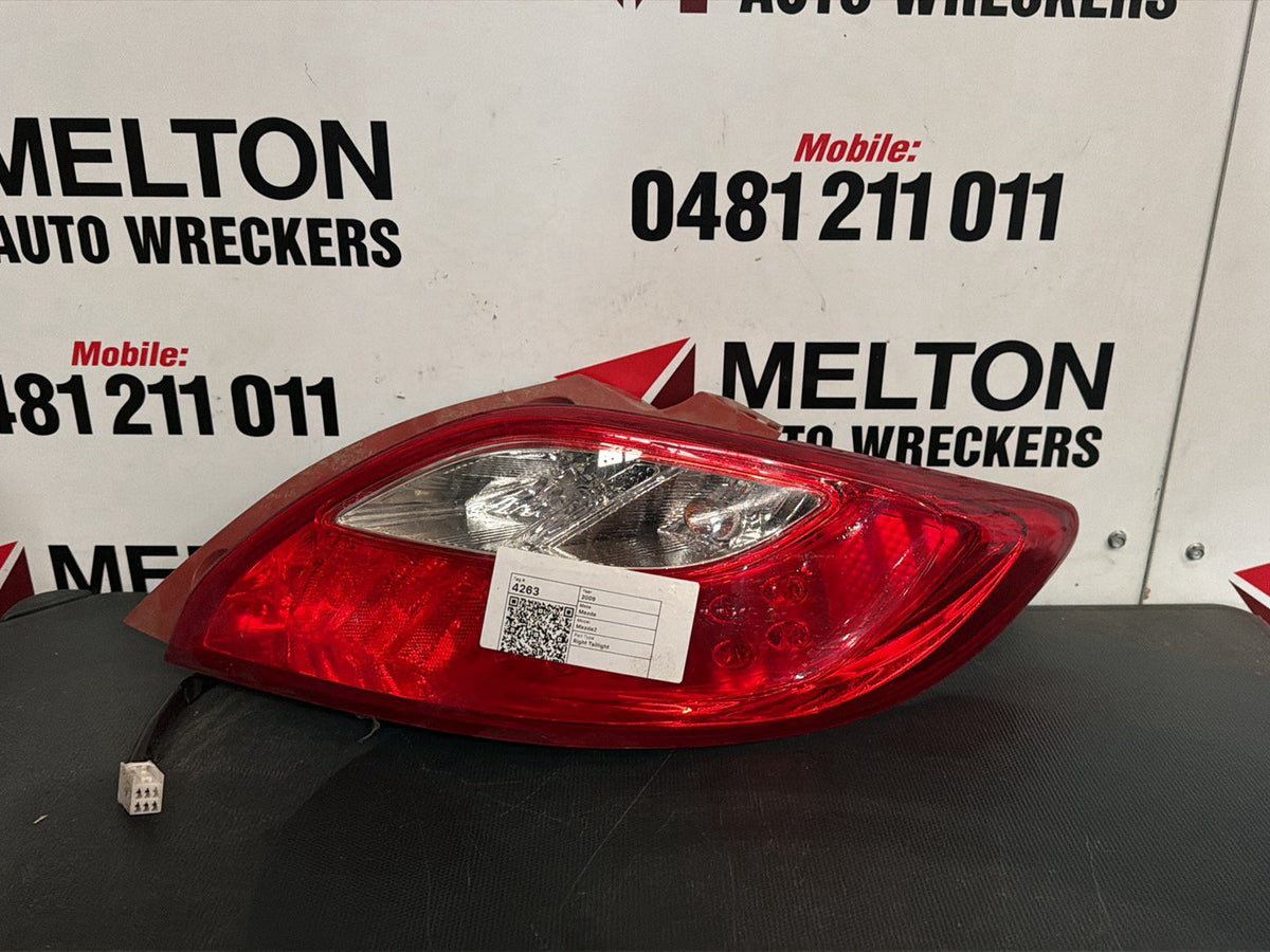 Sep 2007 to Sep 2014- Mazda Mazda2 DE Hatchback- Right Taillight