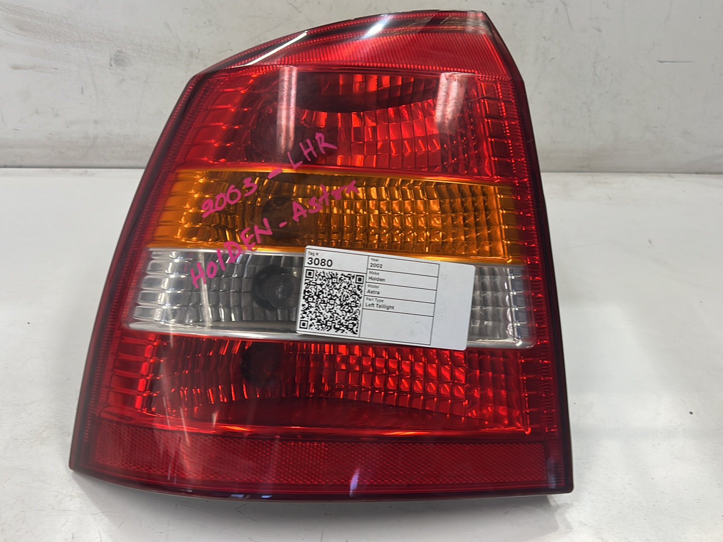 2002 Holden Astra TS Left Taillight