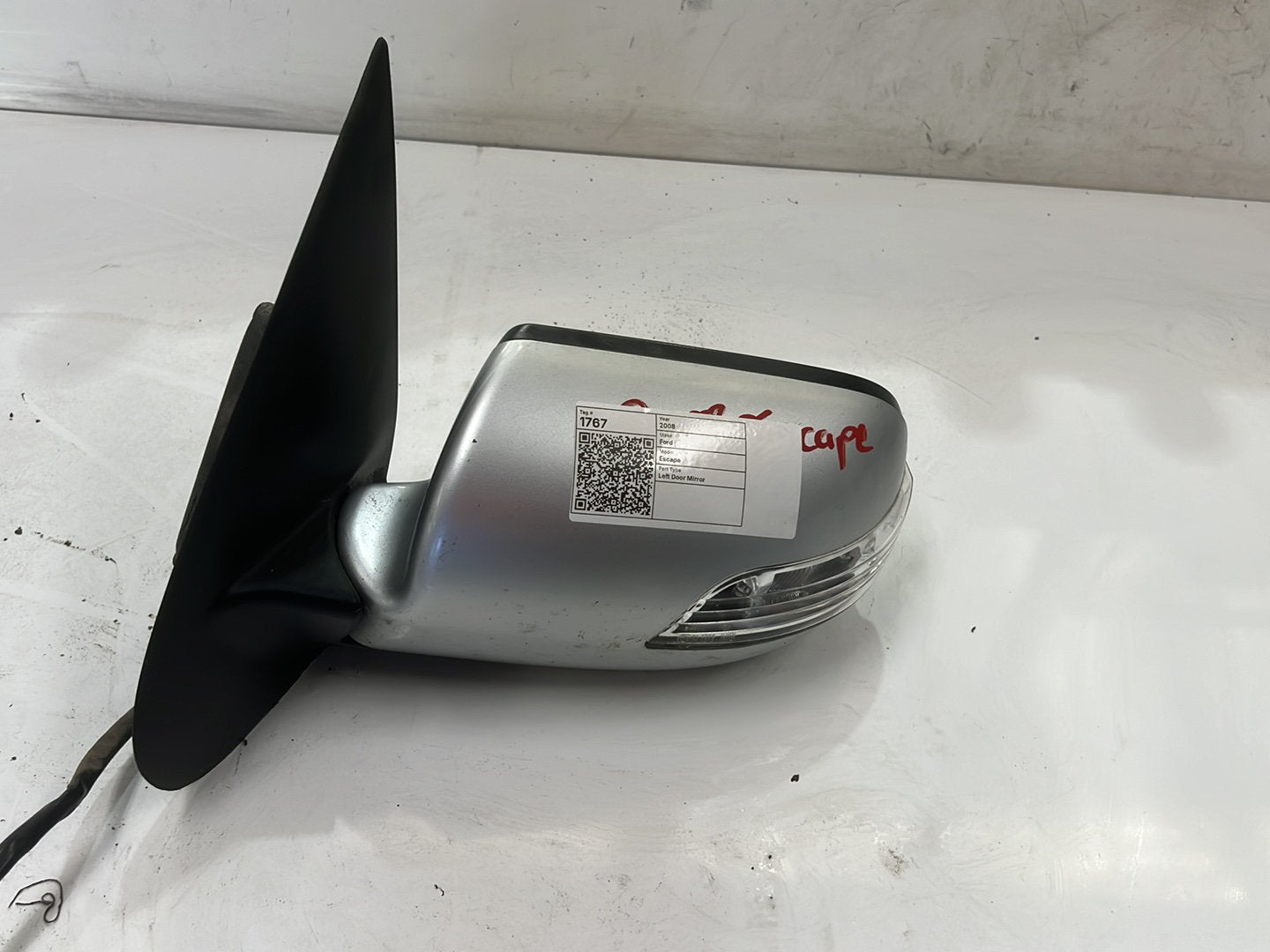 Left Door Mirror, 2008, Ford, Escape