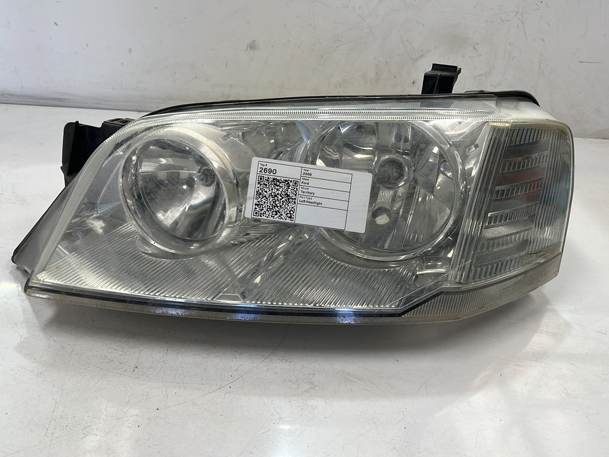 Ford Territory 2004-2009 Left Headlight Chrome Insert SX SY MkI TS Ghia Turbo