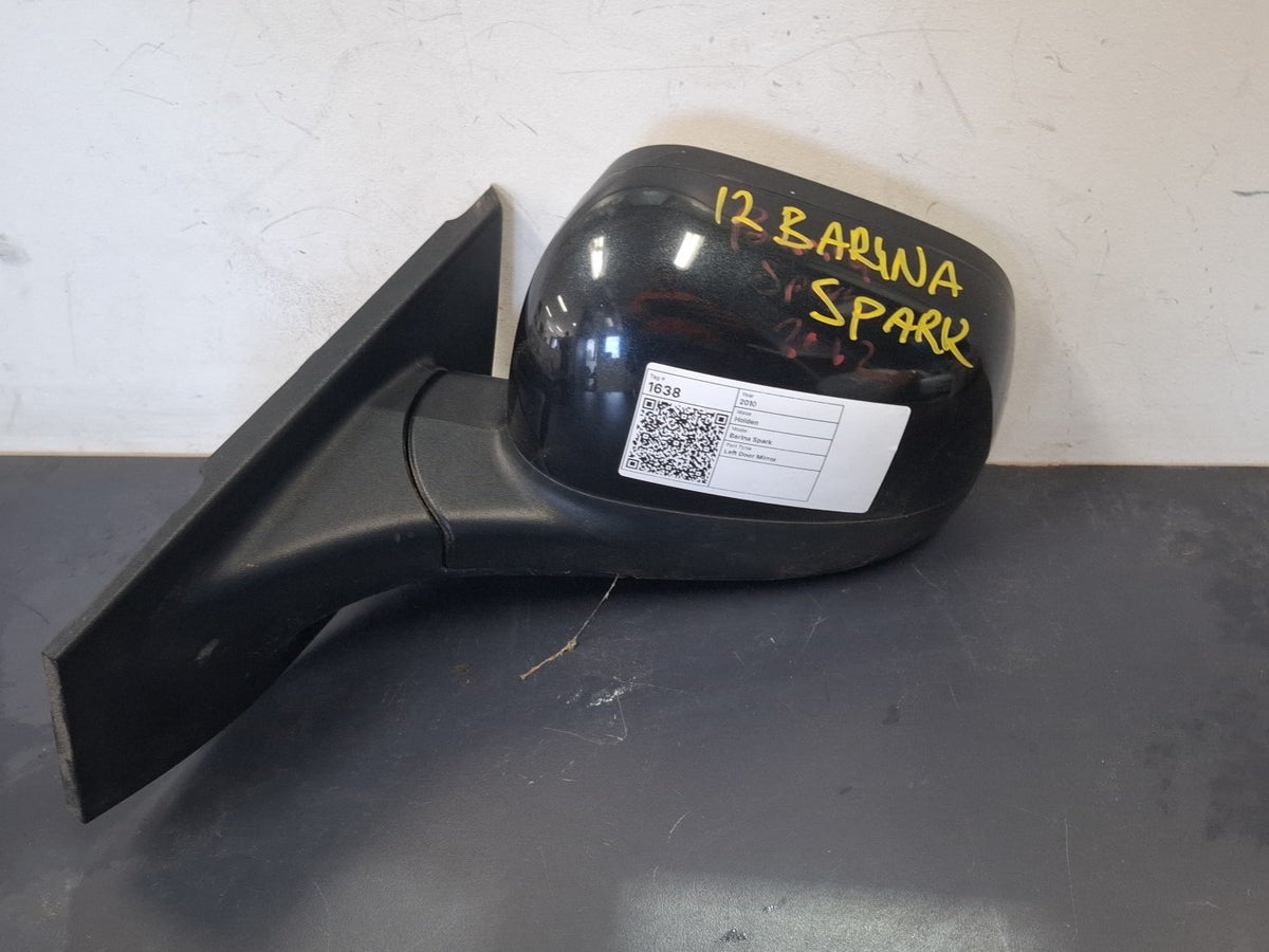 Left Door Mirror, 2010, Holden, Barina Spark, CD, MJ