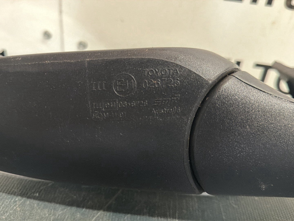 Nov 2011 to Mar 2015 - Toyota Camry Altise Atara R Atara S Atara SX Hybrid H RZ ASV50 AVV50 - Left Door Mirror - Non-Blind Spot Monitor