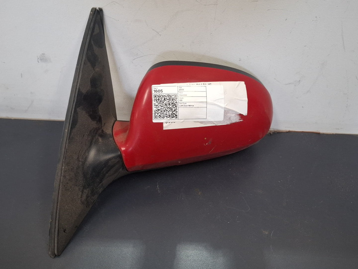 Left Door Mirror, 2009, Hyundai, i30
