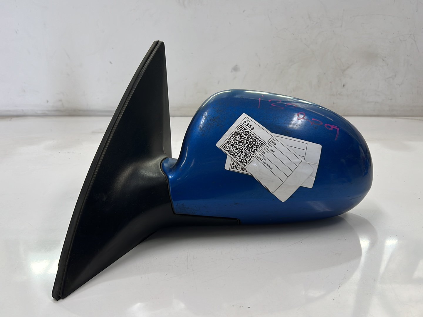 Sep 2007 to Apr 2012- Hyundai i30 FD- Left Door Mirror- Manual Fold, Non-Flasher, Colour Coded