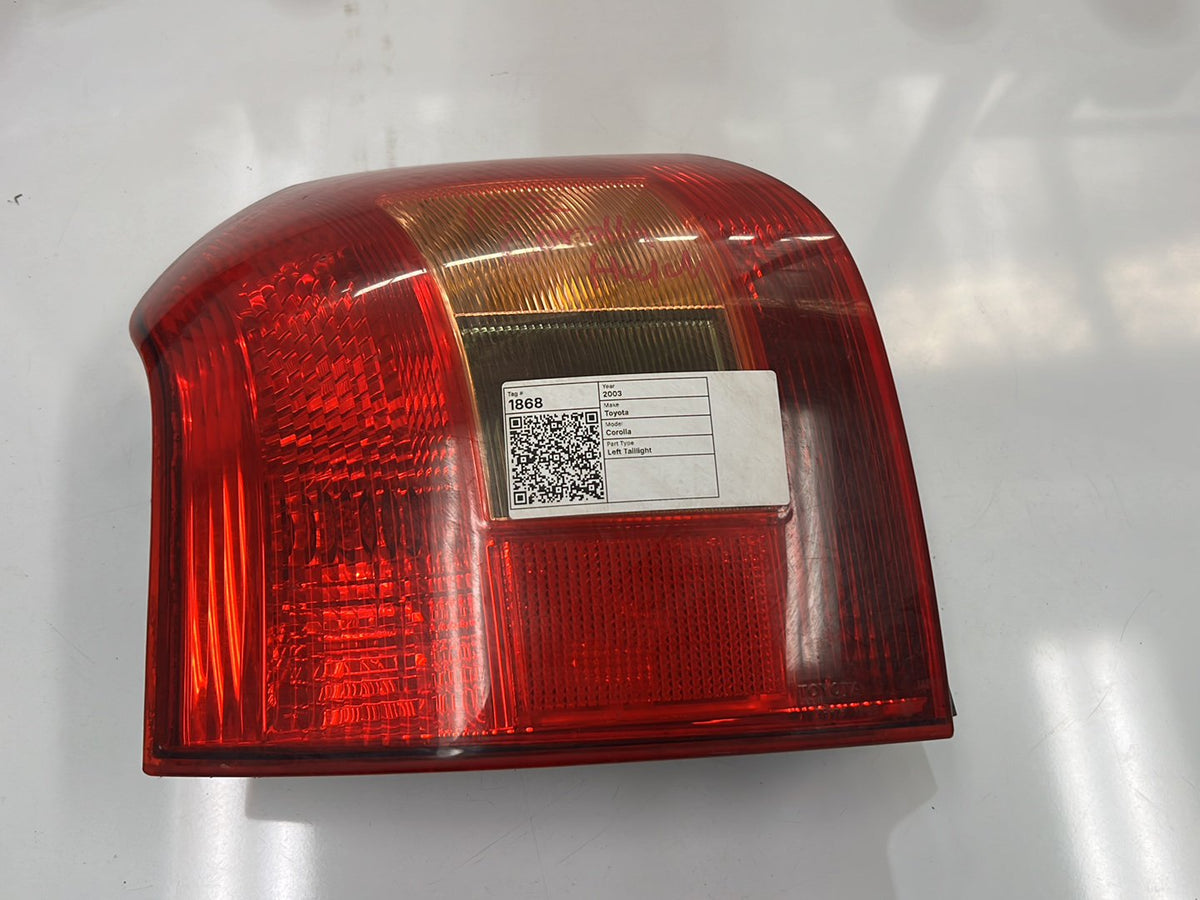 2003 Toyota Corolla - Left Taillight