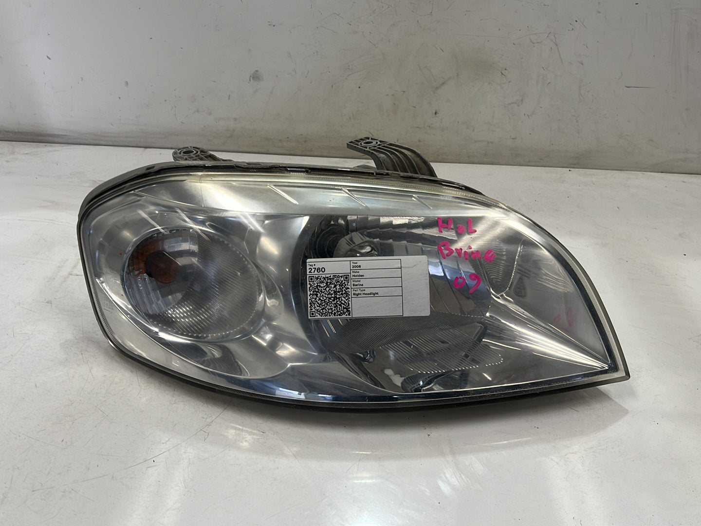 2006 Holden Barina TK Right Headlight