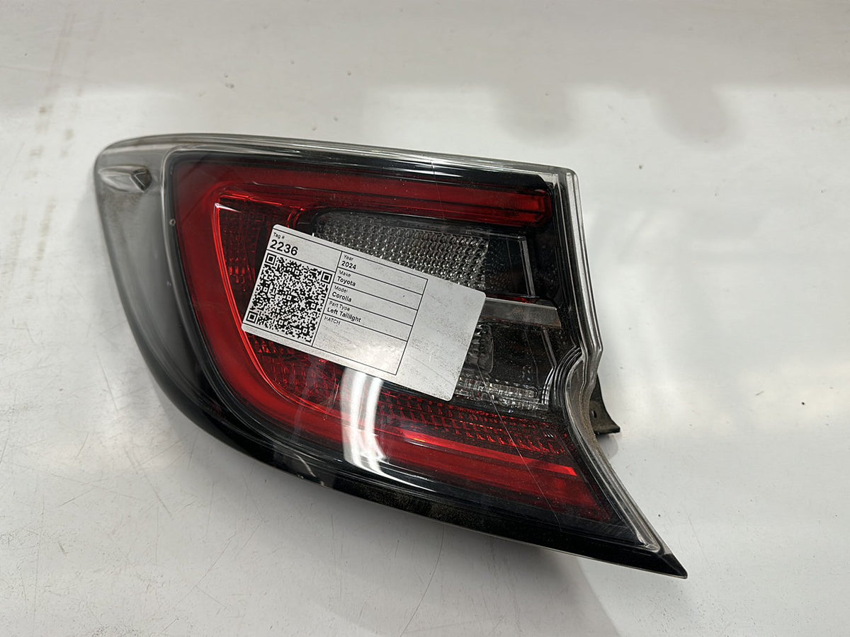 2024 Toyota Corolla - Left Taillight