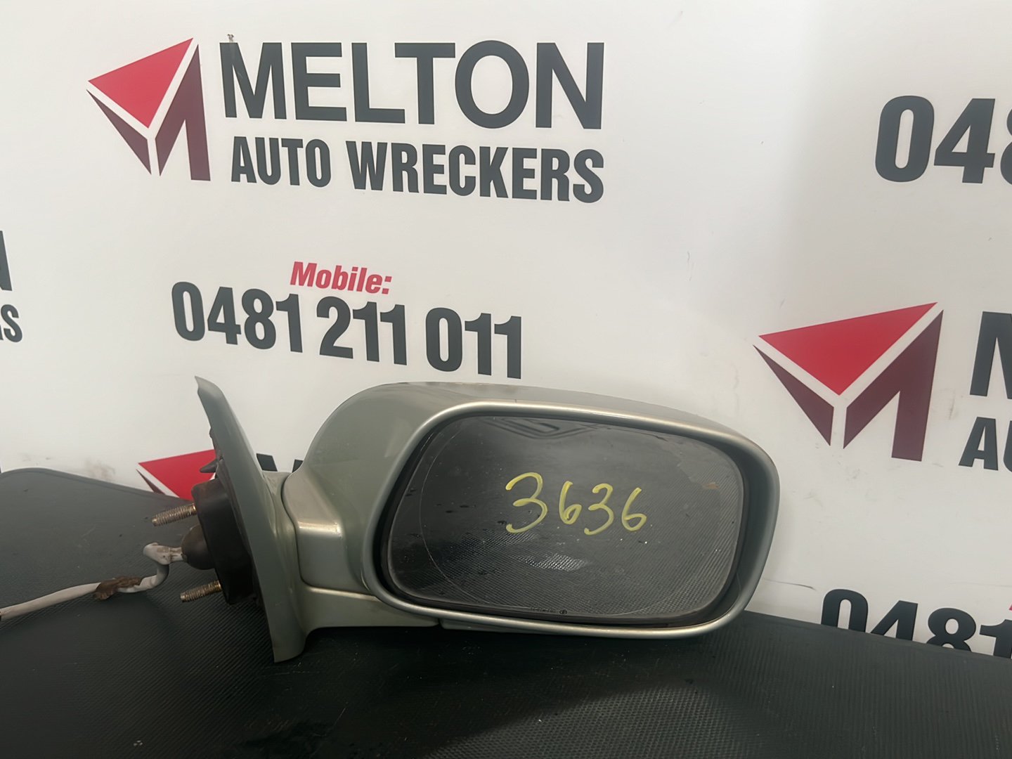 Aug 1997 to Sep 2000- Toyota Camry- Right Door Mirror- Power Adjust, Colour Coded, Sk20