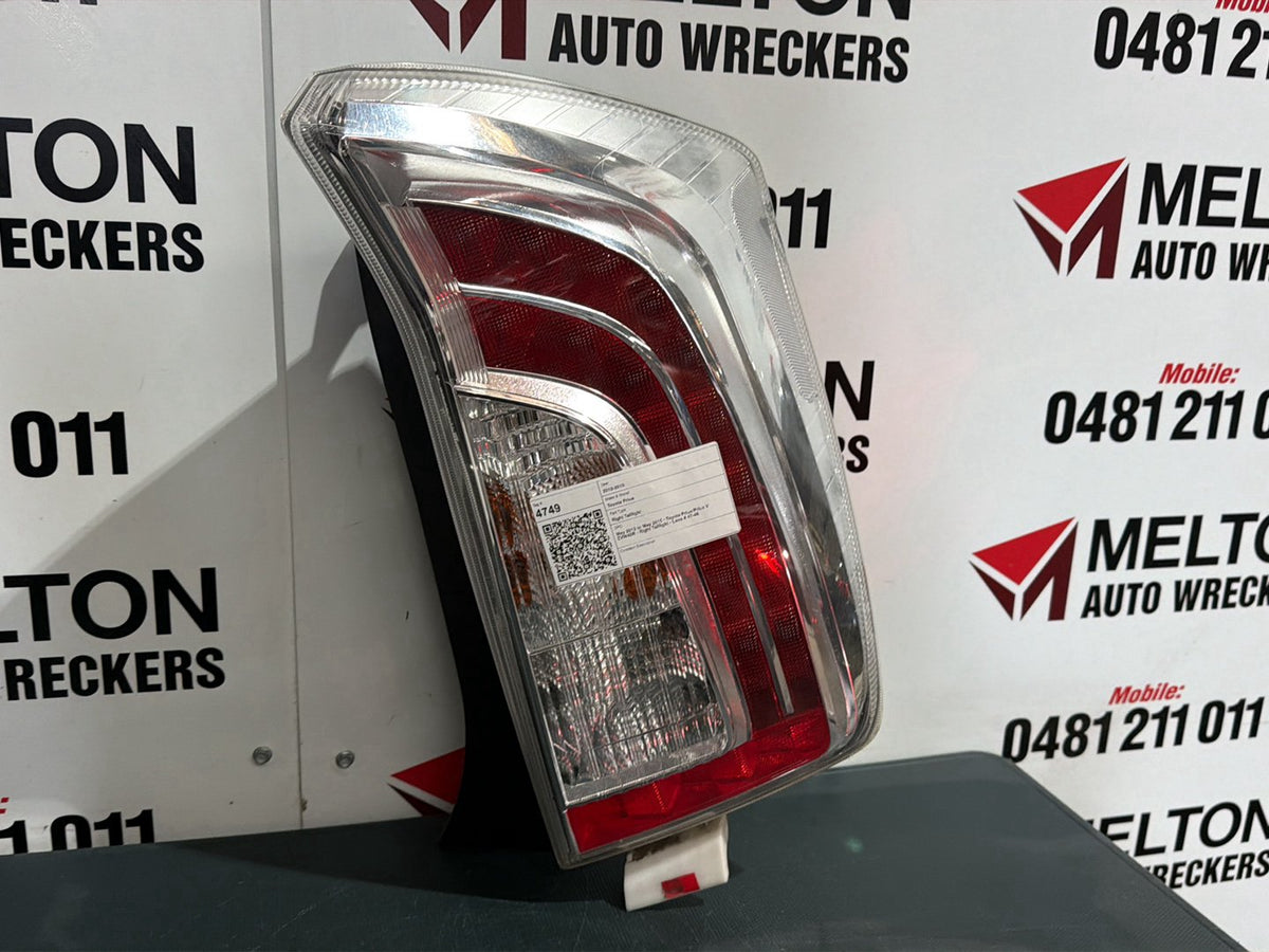 May 2012 to May 2015 - Toyota Prius/Prius V ZVW40R - Right Taillight - Lens # 47-46