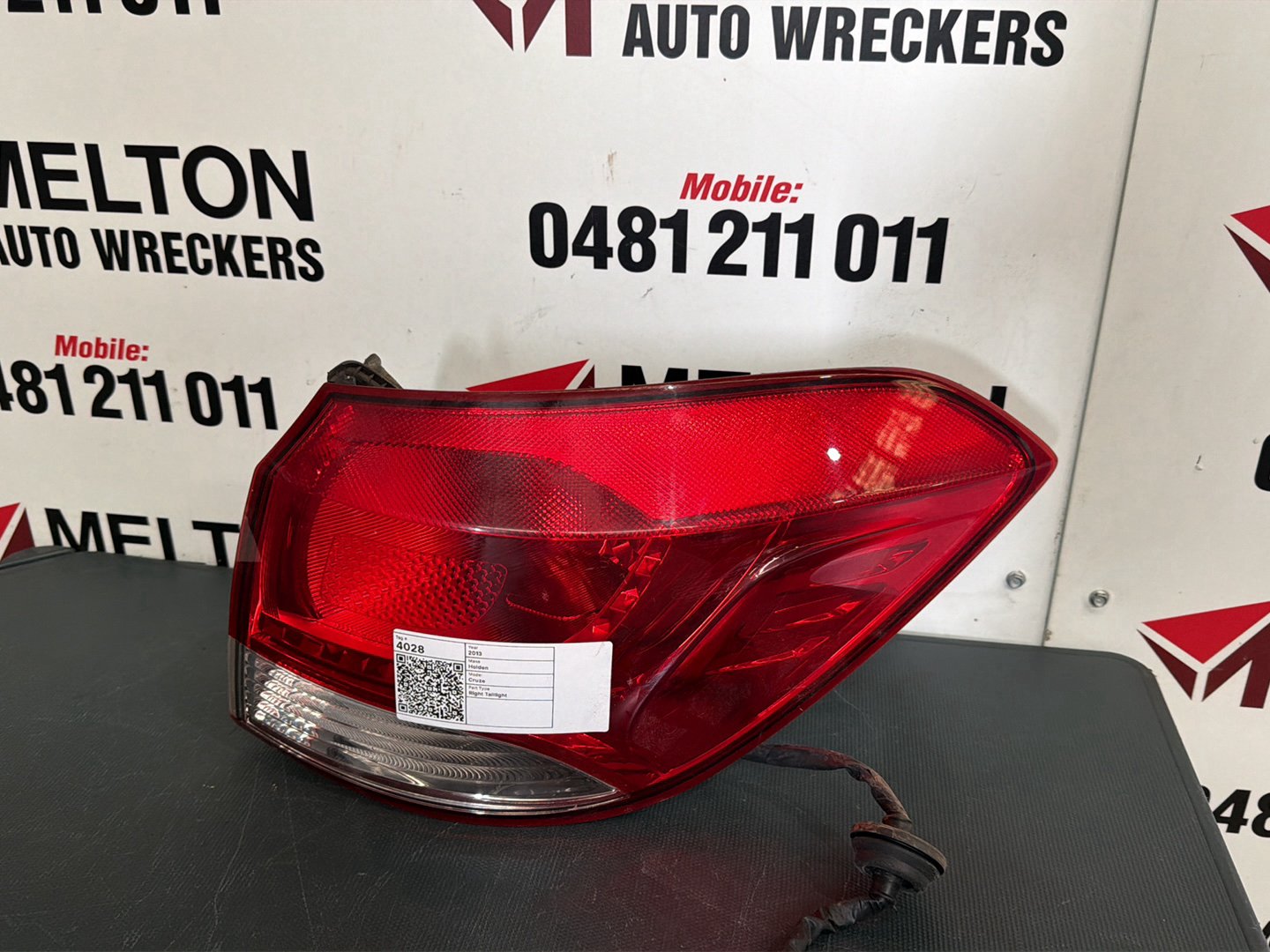 Jul 2012 to Jan 2017- Holden Cruze JH Station Wagon- Right Taillight