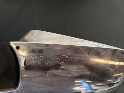 Feb 2003 to Oct 2009 - Toyota Land Cruiser Prado 120 Series - Right Door Mirror - Chrome