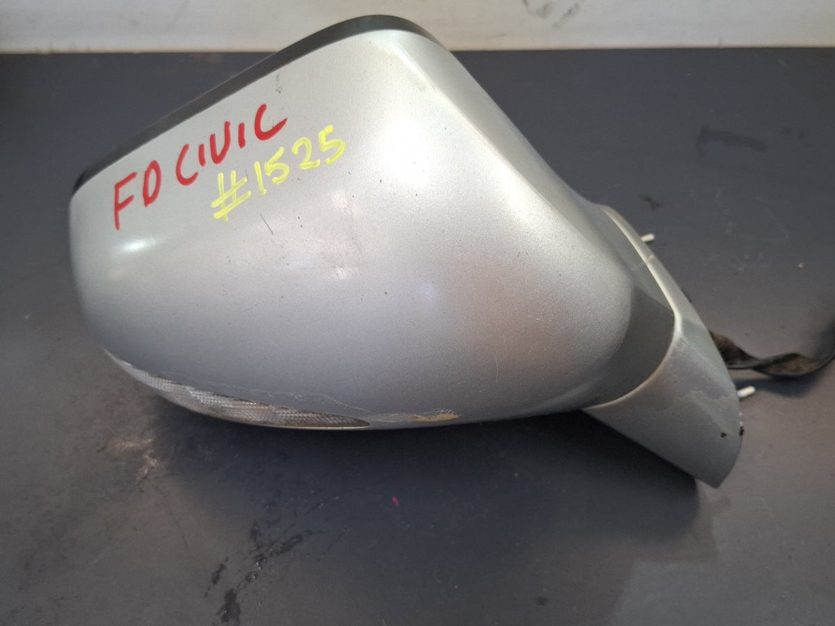 Mar 2009 to Dec 2011 - Honda Civic 8th Gen FD Sedan - Right Door Mirror - Indicator, Clear Glass, Non Hybrid