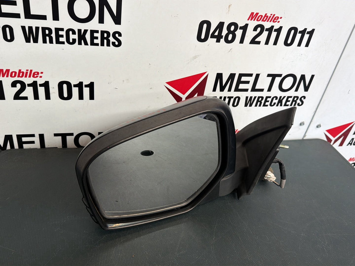 Jul 2006 to Apr 2015- Mitsubishi Triton ML MN- Left Door Mirror- Power Adjust, Black