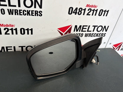 Jul 2006 to Apr 2015- Mitsubishi Triton ML MN- Left Door Mirror- Power Adjust, Black