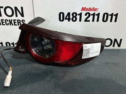 Mar 2019 to Sep 2021 - Mazda Mazda3 BP Pure Evolve Touring GT GTX GSX SP20 Hatchback - Right Taillight - Body Mounted, W/ Led Type