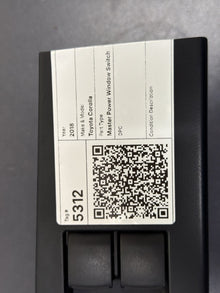 2017 Toyota Corolla ZRE1* Hatchback Master Power Window Switch