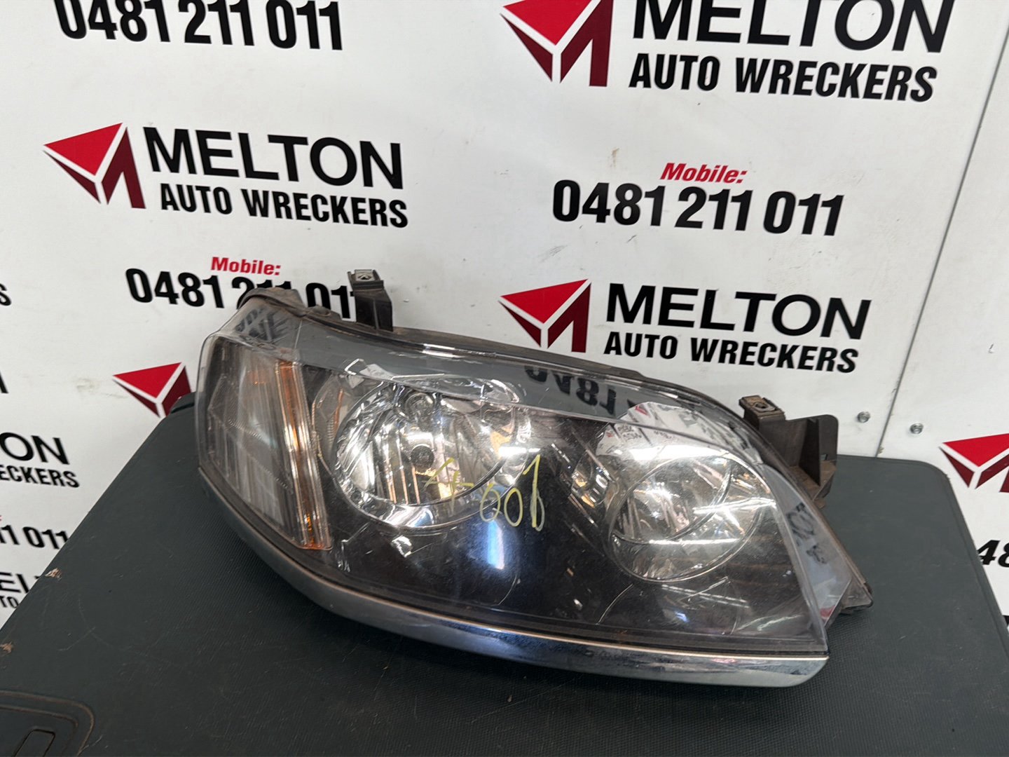 May 2009 to Apr 2011- Ford Territory SY MkII TX- Right Headlight- Black Insert Type