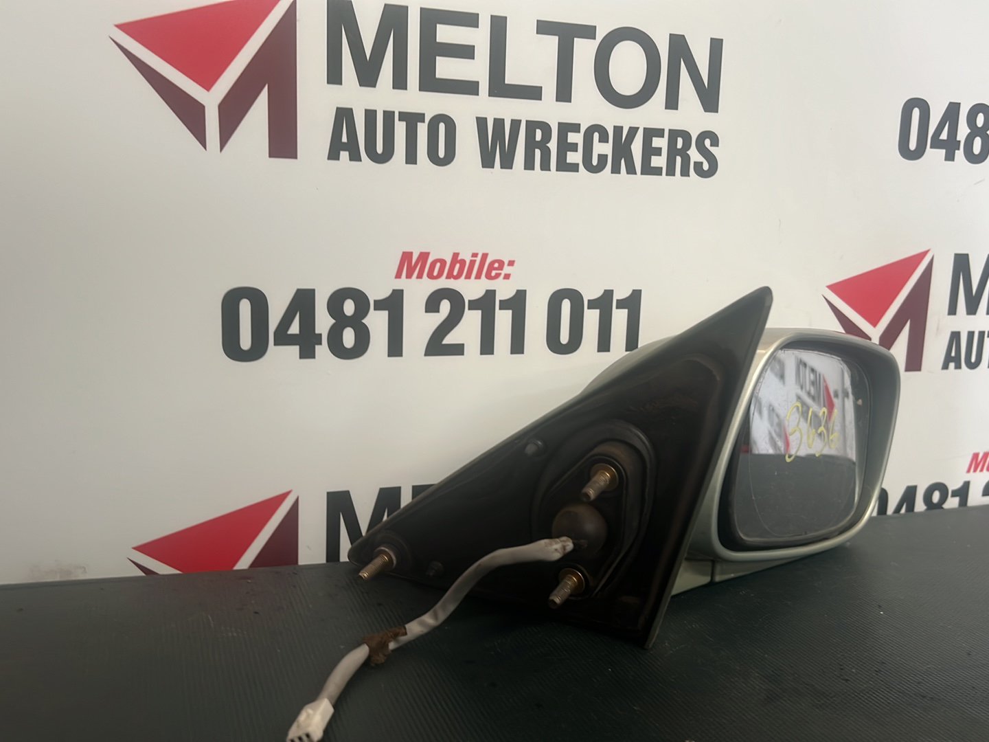 Aug 1997 to Sep 2000- Toyota Camry- Right Door Mirror- Power Adjust, Colour Coded, Sk20