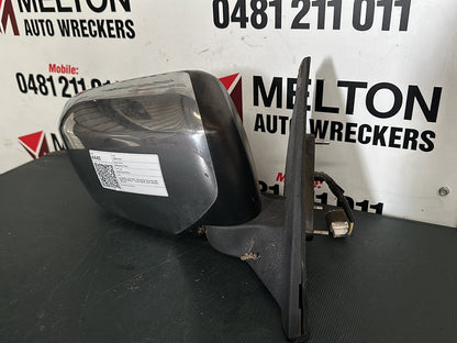 Jul 2006 to Apr 2015- Mitsubishi Triton ML MN- Right Door Mirror- Power Adjust, Non-Indicator, Chrome