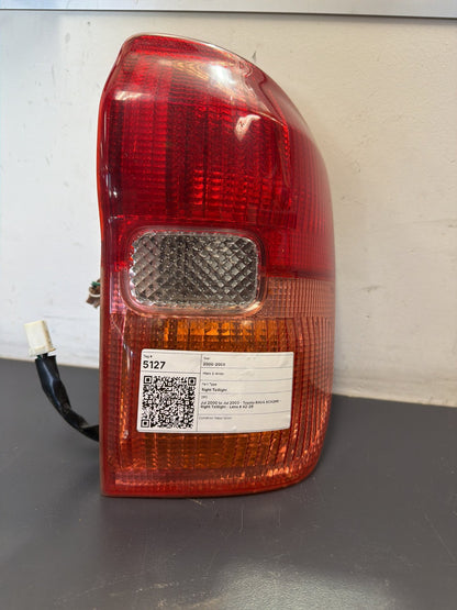 Jul 2000 to Jul 2003 - Toyota RAV4 ACA2#R - Right Taillight - Lens # 42-26