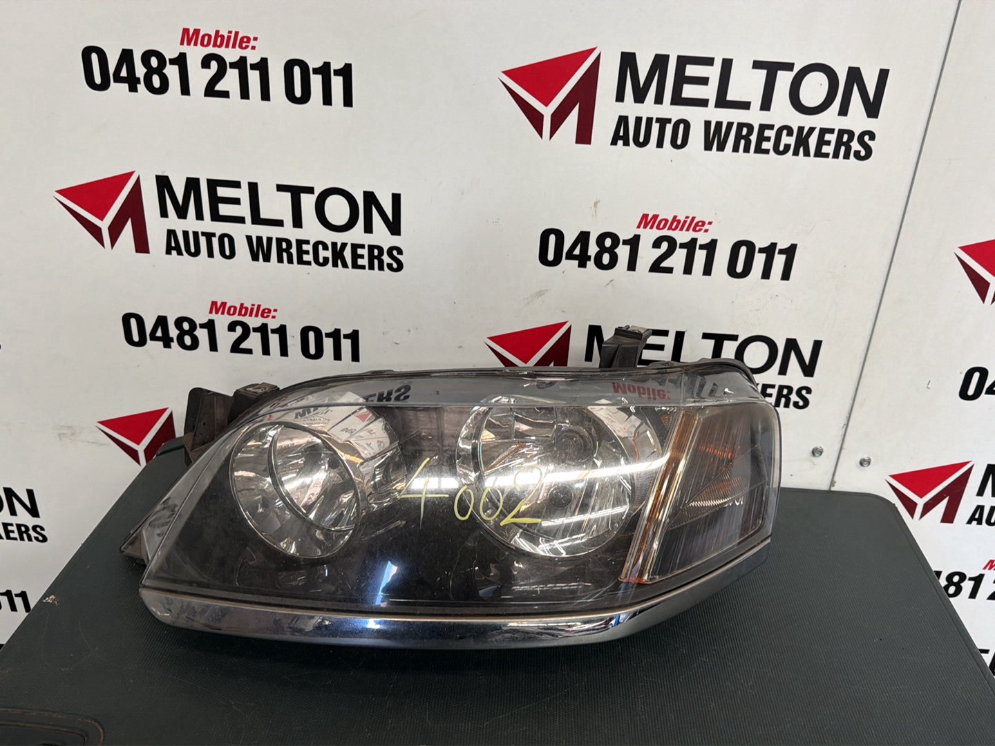 May 2009 to Apr 2011- Ford Territory SY MkII TX- Left Headlight- Black Insert Type