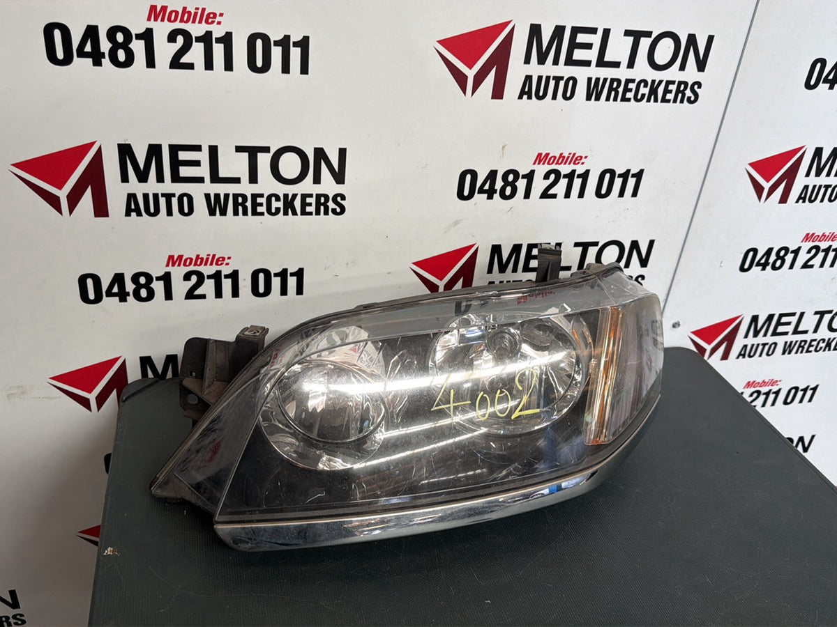 May 2009 to Apr 2011- Ford Territory SY MkII TX- Left Headlight- Black Insert Type