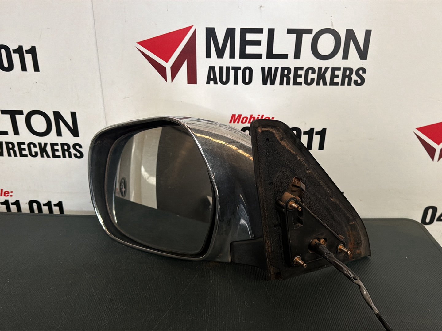 Feb 2003 to Oct 2009 - Toyota Land Cruiser Prado 120 Series - Left Door Mirror - Chrome