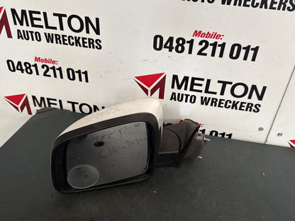 Apr 2013 to Dec 2016- Jeep Grand Cherokee WK- Left Door Mirror- Memory Type, Blind Spot Monitor, Auto-Dimming Type, Non-Puddle Lamp Type, Colour Coded
