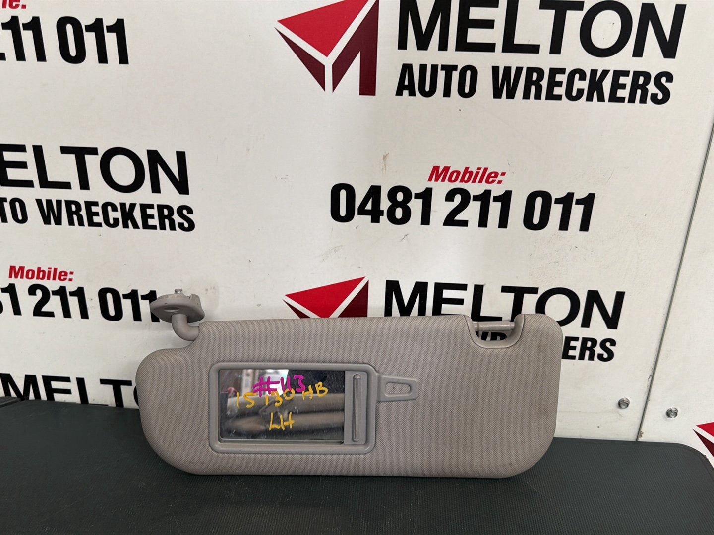 Mar 2012 to Feb 2017- Hyundai i30 GD- Left Sun Visor