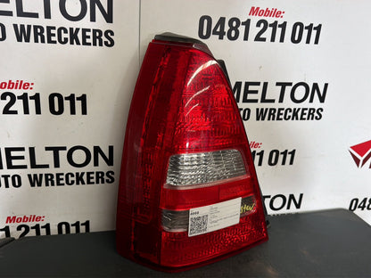 Jul 2002 to May 2005 - Subaru Forester VIN JF2SG - Left Taillight