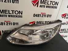 2012- 2015 Ford Focus LW Ambiente Left Headlight Halogen Type Chrome Insert