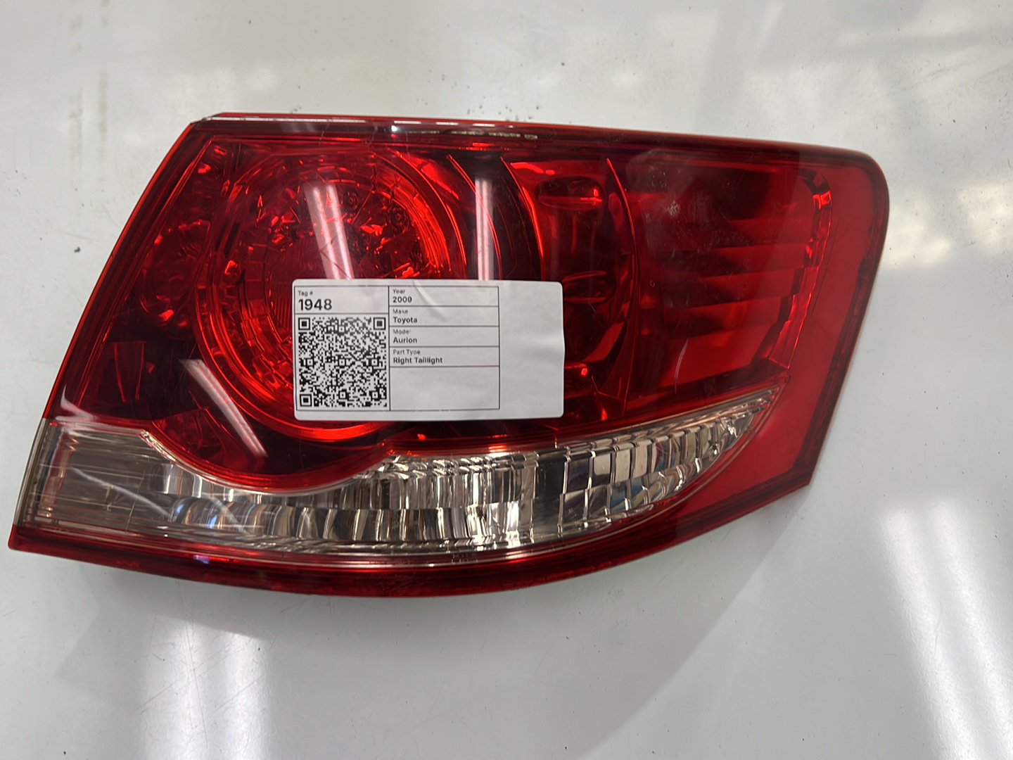 Right Taillight, 2009, Toyota, Aurion, TRD, V40