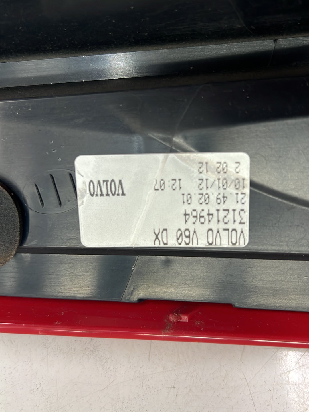 2012 Volvo V60 I 155 - Right Taillight