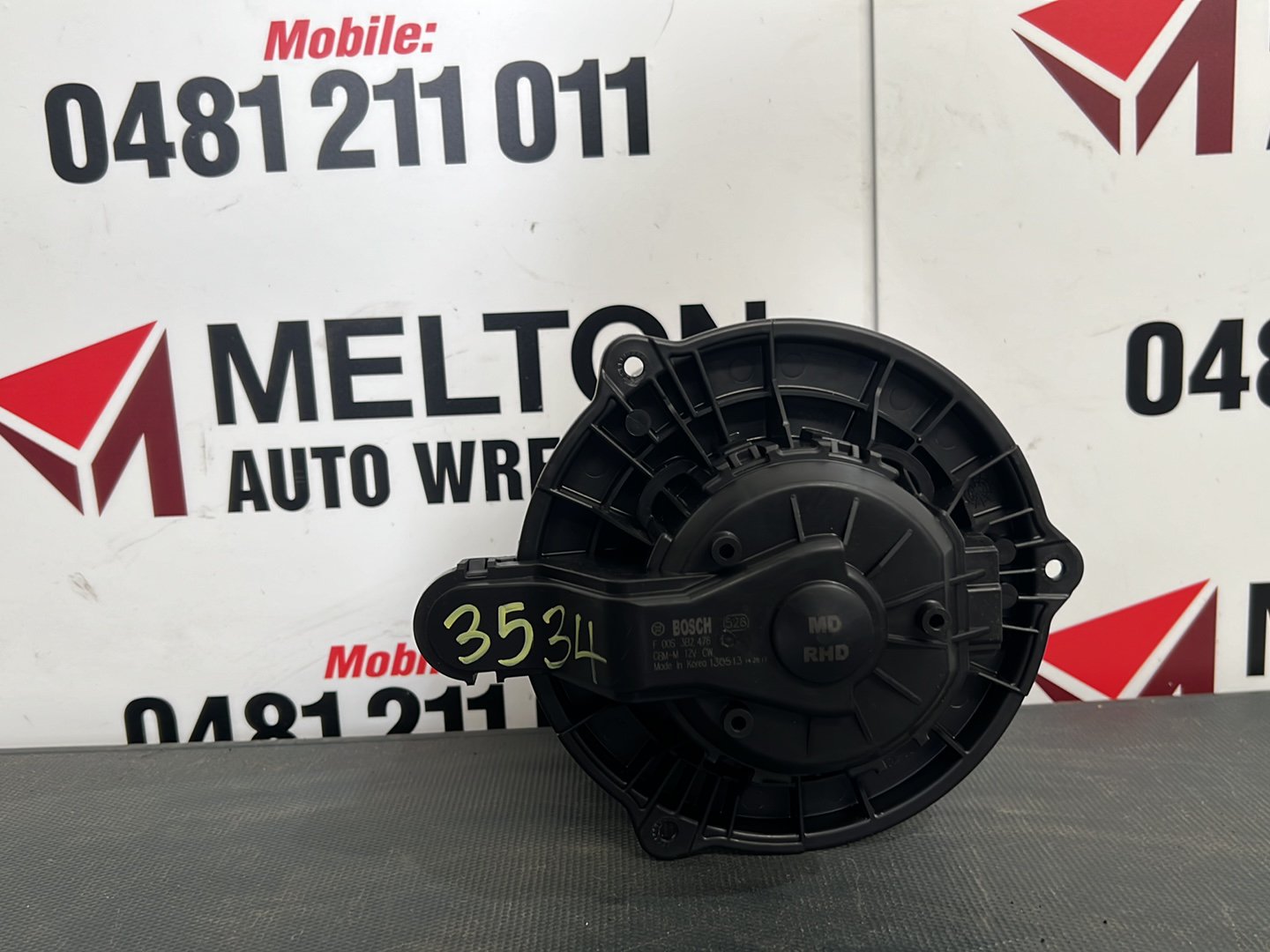 2013 Hyundai i30 GD Hatchback Heater Fan Motor