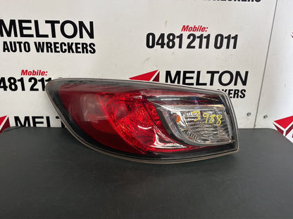 Apr 2009 to Oct 2013- Mazda Mazda3 BL Sedan- Left Taillight- Standard Type