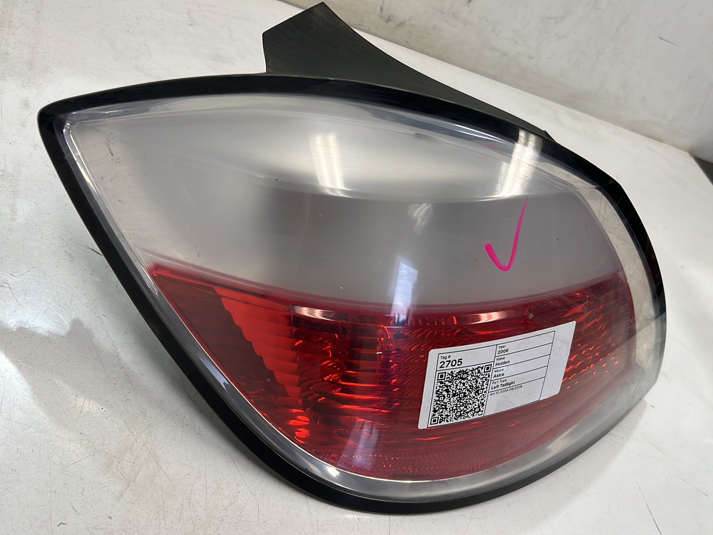 2006 Holden Astra AH - Left Taillight