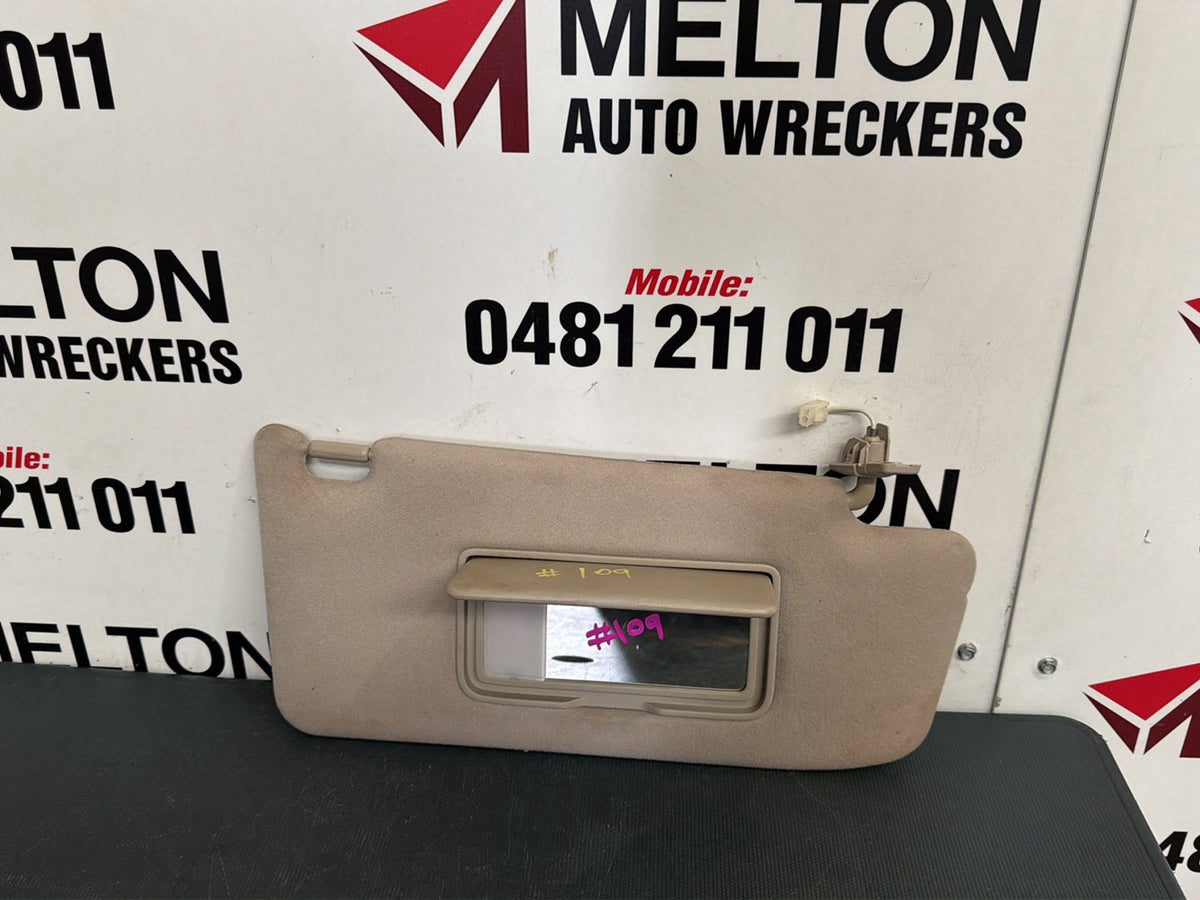 Feb 2002 to May 2009- Nissan Maxima J31- Right Sun Visor- Tan