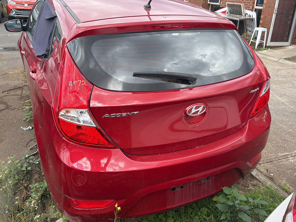 Wrecking 2018 Hyundai Accent  RB  Sport Hatch 6sp auto 1.6L 4cyl Petrol